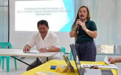 Ms. Dolina Tabla Advocates for Health Initiatives at BCCL District Health Board Meeting in Coron, Palawan