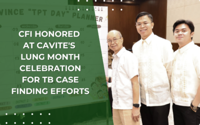 CFI Honored at Cavite’s Lung Month Celebration for TB Case Finding Efforts