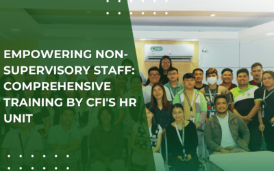 Empowering Non-Supervisory Staff: Comprehensive Training by CFI’s HR Unit