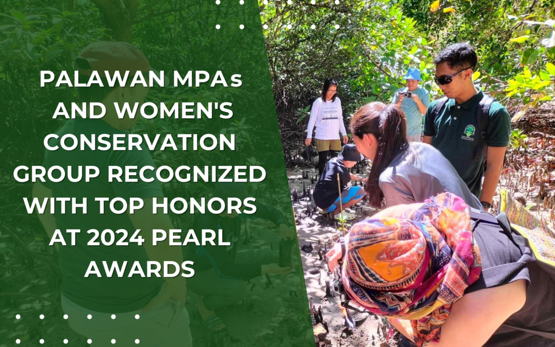 Palawan MPAs and Women’s Conservation Group Recognized with Top Honors at 2024 PEARL Awards